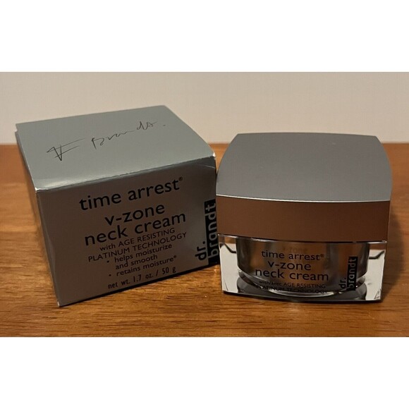 Dr. Brandt Time Arrest V Zone Neck Cream 1.7oz/50g MSRP $120 NIB - Picture 2 of 8
